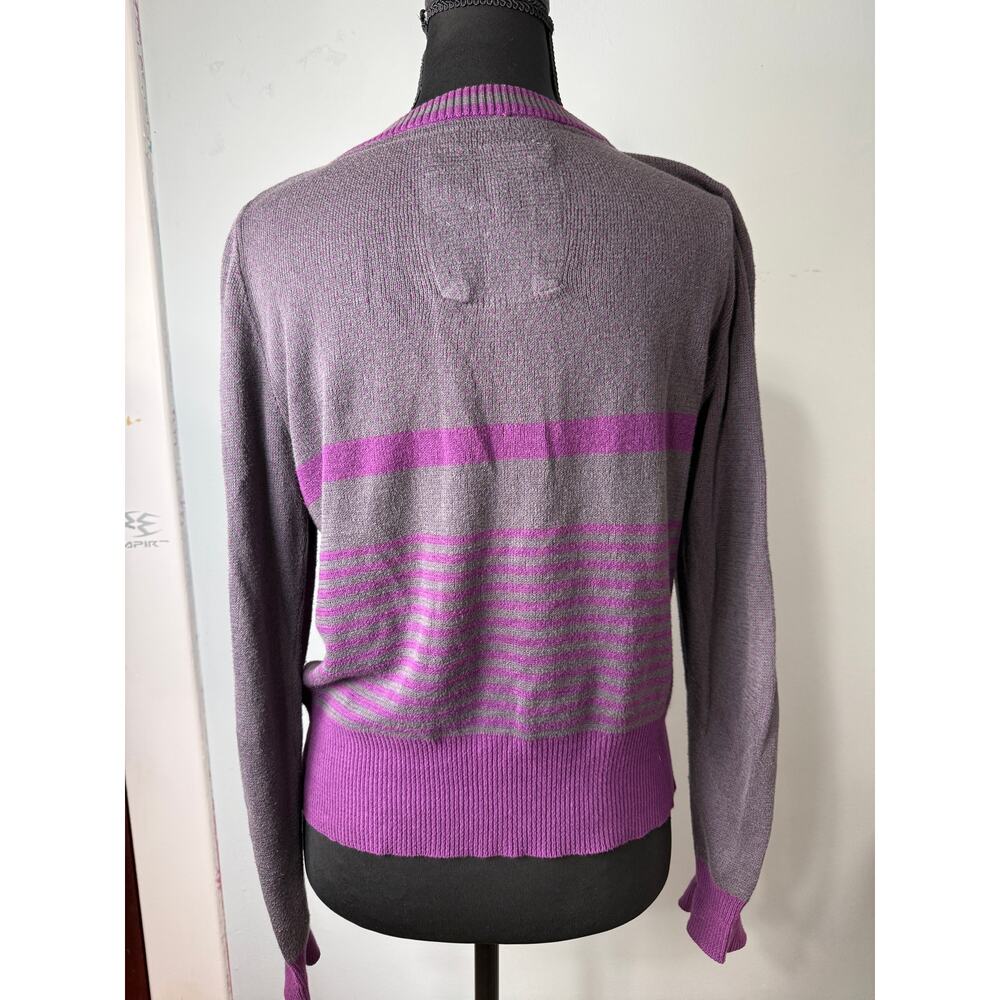 Y2K Cardigan Heritage 1981 Med Dark Academia Colligate Elevated Indie Twee - Picture 3 of 8